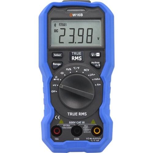 Smart Digital Multimeter OW16B True RMS NCV Diode Test DC AC Voltmeter Ammeter Temperature Capacitance Resistance Testing tool