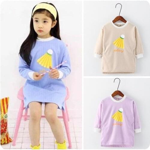 Tide Childrens Garment 2016 Spring New Children Bar Badminton Long Who Dress Ball Girl Baby Directly Canister Dress