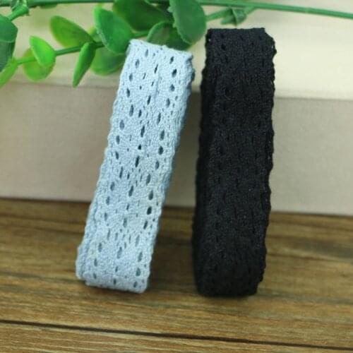 10 yards / a lot of Cotton Black blue Lace Wedding Party / craft gift packaging / childrens clothing / decoration
