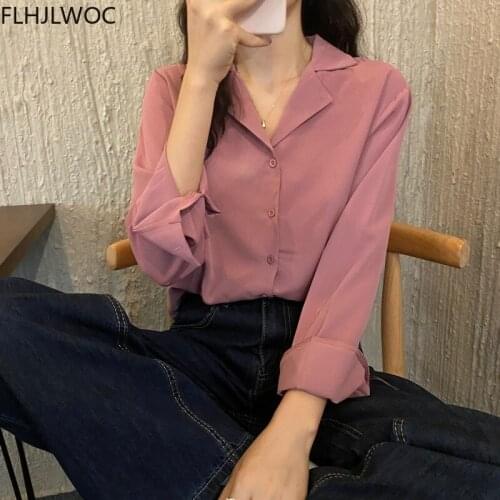 Cute Purple Top Japanese Style Girls Chic Korea Design Womens Boyfriend Loose Casual Cotton Blends Single Breasted Button Shirts