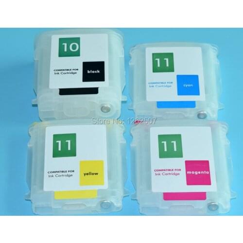 For HP 10 11 Ink cartridge For HP Designjet 100 110 70 hp10 hp11 printer refill ink cartridge with ARC chip