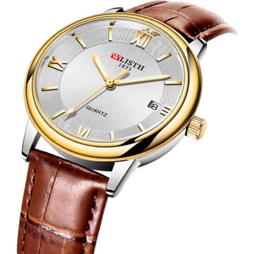 Fashion Mens Watches Luxury Skeleton Automatic Mehanical Watch Luminous Hands Date Men Waterproof Leather Sport Wristwatch