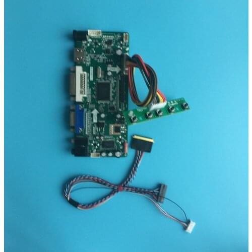 Kit For B133XW03 V0 40pin LVDS HDMI VGA DVI Panel LED LCD 13.3" Controller board Screen Monitor Audio card DIY 1366X768