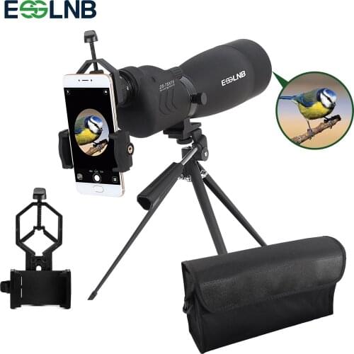 Hunting Telescope 20-75x70 Straight Spotting Scope With Tripod Portable Travel Camping Tools Scope Monocular Telescope