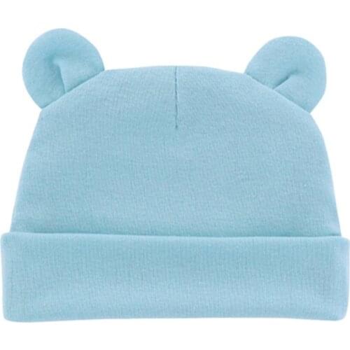 Autumn Cotton Baby Hat Cut Newborn Beanie Soft Elastic Hats Newborn Photography Props Infant Accessories Baby Cap for Girls Boy