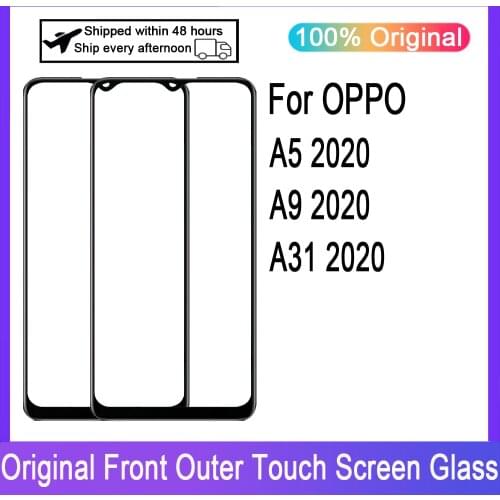 LCD Display Touch Panel Front Glass For OPPO A5 2020 Panel Front Outer Glass For OPPO A9 2020 Touch Screen Glass