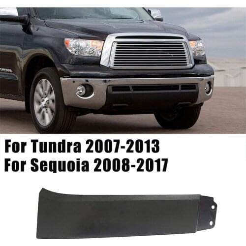 Car Front Bumper Grille Headlight Filler Trim Panels For Toyota Tundra 2007-2013 for Sequoia 2008-2017 Light Accesories