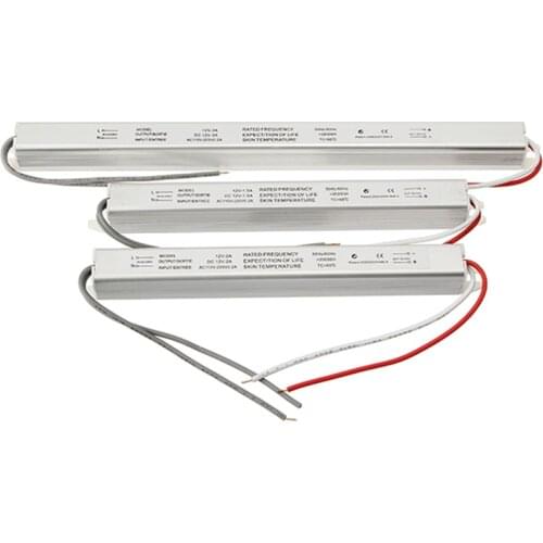 AC110-220V DC12V 18W 24W 36W 48W 60W LED Driver Ultra thin Switching Power Supply Lighting Transformer for any DC12V led lights