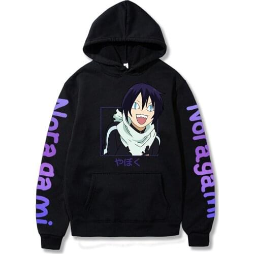 Noragami Warm Hoodies Men Fashion Anime Graphic Sweatshirt Hip Hop Sweatshirt Hoody Male