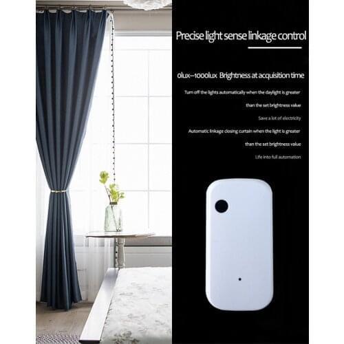 Tuya Smartlife App Smart Home Light Sensor Linkage Intelligence Illumination Sensor Powered by USB