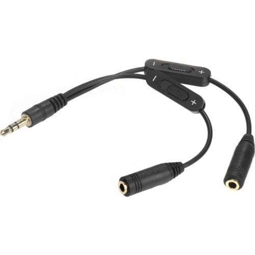 3.5mm Stereo Male to Female Audio Extension Cable Cord With Volume Control For Headphone TV Computer Laptop MP3/MP4 Earphone