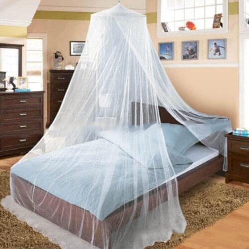 Double Bed Universal Dome Mosquito Net Protection Against Mosquitoes Flies Easy Installation Net can CSV