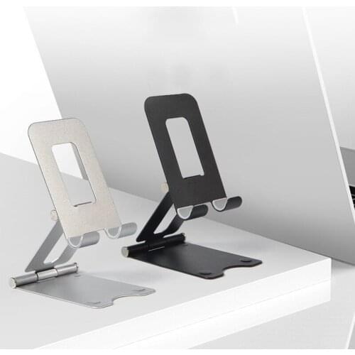 Universal Cell Phone Tablet Stand Metal Desk Table Holder Foldable Portable for Home H-best