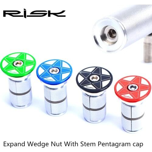 Stainless Steel Bike Bicycle Hanging Core Expansion Screws Headset for 28.6mm Mountain Bicycle MTB Road Fork Expand Nut