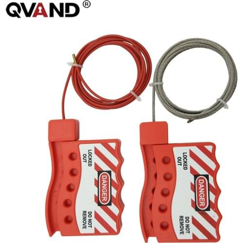 QVAND Type Tope Lock Cable Lock Cable Lock High Strength Nylon Stainless Steel Cable Hand Telescopic