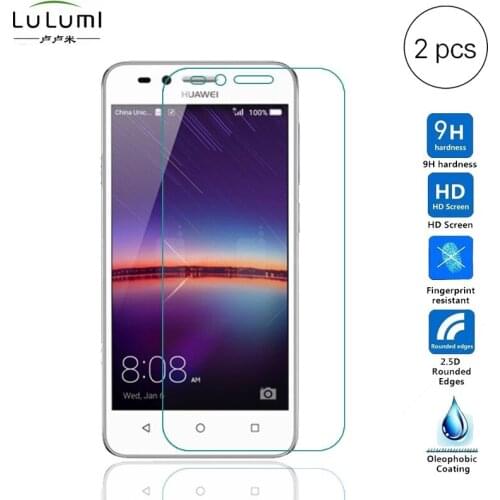 2pcs Tempered Glass For Huawei Y3 II Screen Protector Film Protective Glass For Huawei Y3 II Y3II Lua-L21 Lua-U22 Lua L21 U22