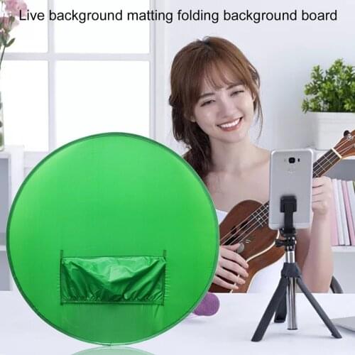Green Screen photography background Single Layer Portable Fold Reflector For live streaming YouTube video studio Broadcast