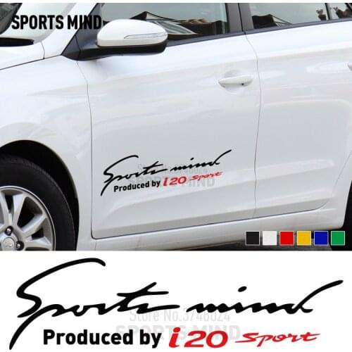 2 x Car Decals Sticker Automobiles Car Styling For Hyundai I20 Sport All Car Exterior Accessories Car Stickers Decal