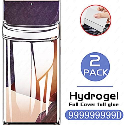 2pcs Note20Ultra 2in1 Camera Soft Glass for Samsung Galaxy Note 20 Hydrogel Film Note20 Screen Protector Note 20 Ultra Glass