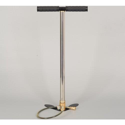 300bar 30mpa 4500psi 3 Stage PCP Mini Hand Operated Air Pump For Car/motorcycle/bicycle Inflator , Mini High Pressure Compressor