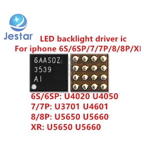 50pcs/lot LM3539A1YFFR LM3539A1 3539 light LED backlight driver ic For iPhone 6S 6SP 7 7Plus 8 8Plus XR