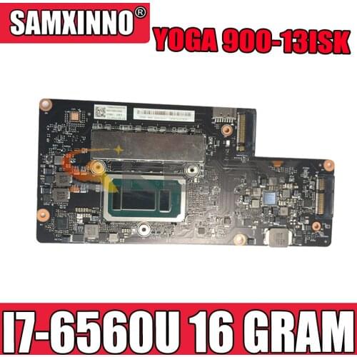 Akemy NM-A921 Motherboard For Lenovo YOGA 900-13ISK YOGA900 Laptop Motherboard CPU I7 6560U 16G RAM 100% Test Work