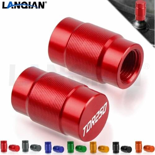 For Yamaha TDR 250 Motorcycle Aluminum Wheel Tire Valve Stem Caps Airtight Covers TDR 250 1988 1989 1999 Accessories