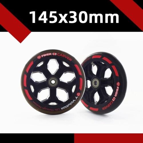 Diameter Thickness 14.5cm Scooter Wheels scooter Inline Skating 145mmX30mm Hand cart Wheel with ABEC-7 Bearings