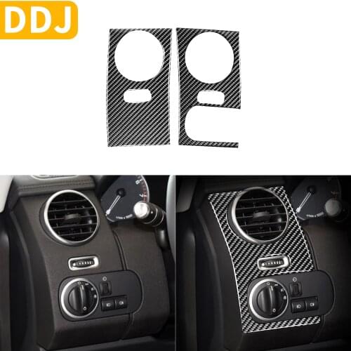 For Land Rover Discovery 4 LR4 D4 HSE GS XS Carbon Interior Accessories Both Side Air Vent Outlet Panel Trim Modified Sticker