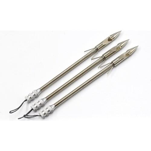 3pcs Fish Dart 140mm Stainless Steel Arrowhead Fish Slingshot Arrow Head Shooting Hunting Catapult Dart