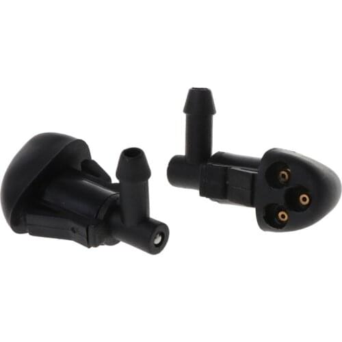 2Pcs 3-Hole Car Windshield Washer Wiper Water Spray Nozzle Fit for Chevrolet Cruze 2009-2014 E7CA