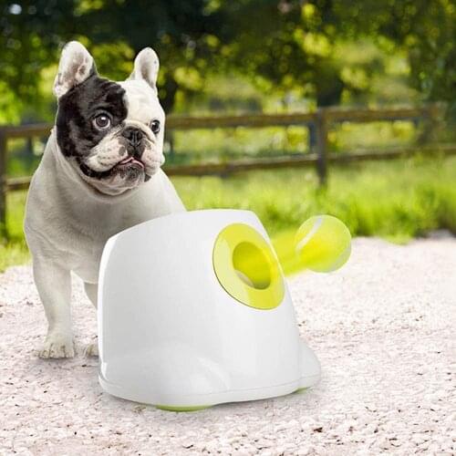 Dog thrower toys automatic tennis ball machine launcher dog ball thrower launcher Family outdoors Training Aids Pet dog Products