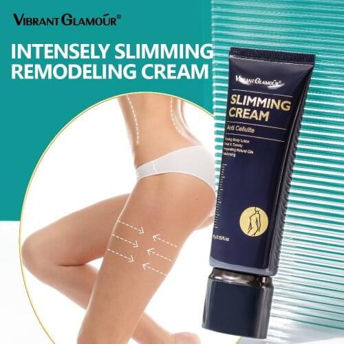 VIBRANT GLAMOUR Slimming Cream Natural Thin Waist Lose Weight Healthy Promote Fat Burn Massage Body Shaping Firming Body 80g