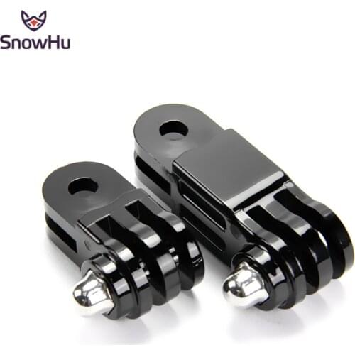 SnowHu for Gopro Accessories Long Short Adjust Arm Straight Joints Mount For Go pro Hero 9 8 7 6 5 for Yi 4K sjcam eken GP16