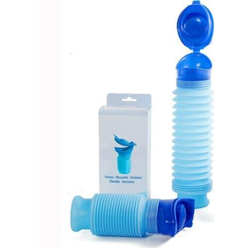 750ml Urinal Bottle Lid 750ml Portable Save Space Toilet Car/Camping/Travel/Bed Urine Pot Car Adjustable Urinal Good Sealing
