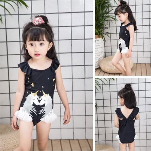 Baby Girls Sandy Beach Swimwear Costume Girl Swimming Suit Children Sunscreen Clothes Kids One Piece Girls Princess Swim Wear
