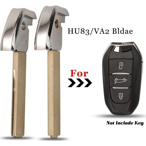Jingyuqin 10pcs Remote Key Shell blade for Peugeot 308 4008 5008 508 expert Citroen picasso C4 DS4 5ls ds6 ds7 va2 HU83 Blade