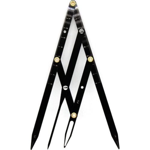 1PCS Stainless Steel Silver Golden Ratio Ruler for Permanent Makeup Measuring Tool for Microblading