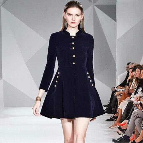 Autumn Vintage Elegant Black Velvet Dresses Winter Dresses Thickening Thermal Basic Dress Long Sleeve Casual Dresses For Women