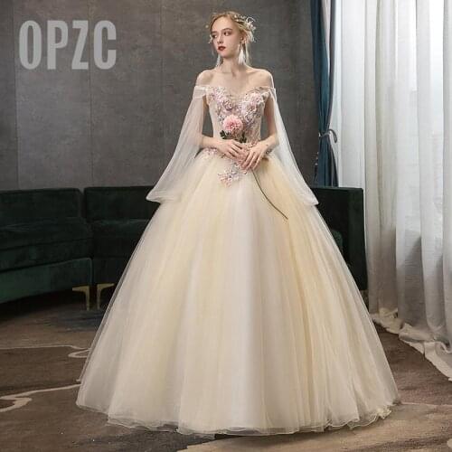 Appliques Flower pearls Quinceanera Dress Gown Party Sexy Boat neck off shoulder Lace Elegant Sweetheart For 15 Years real photo