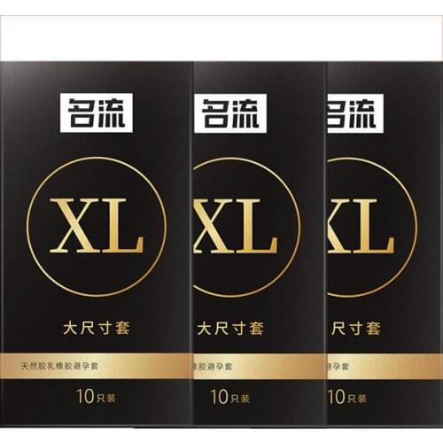 Sex Toys Adult Contraception 20Pcs/Lot 55mm Large Size Condoms Plus Size 55mm Big Condones Penis Sleeve Natural Latex