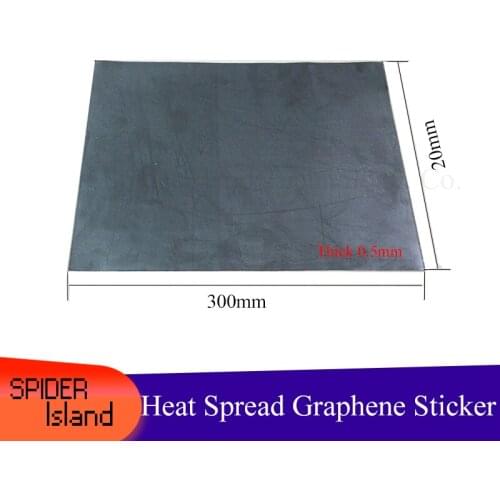 Heat Sink CPU GPU artificial graphite film High thermal Conductivity material Thermal graphite Cooling Thick 0.5mm 200*300