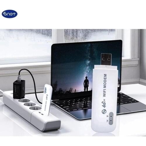 4G WiFi Router LTE USB Modem Wireless Broadband Mobile Hotspot LTE 3G/4G Unlocked Dongle with SIM Slot Card Stick Data 5.0