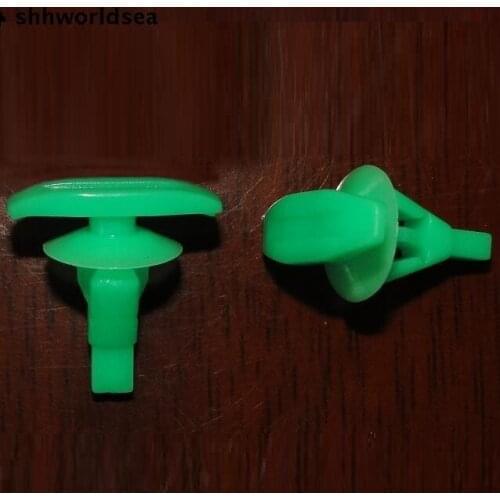 Shhworldsea 100pcs Free Shipping POM Green Door Window Weatherstrip Retainer Clip