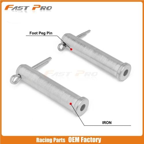 Free shipping Motorcycle Steel Footpeg Pins Foot Peg Pin For Husqvarna TX TXC FC FE FX FS TE TC 125 150 250 350 501 701 enduro