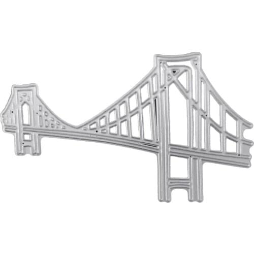 Suspension Bridge Metal Cutting Dies Stencil Scrapbooking DIY Album Stamp Paper Card Mold Embossing Decoration Craft