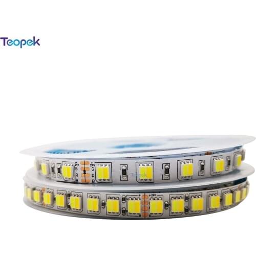 5050/5025 CCT LED Strip 60 Or 120 leds /m Dual White Warm White & White 2 in 1 Chip Led Tape Color Tem Ajustable DC12v/24V