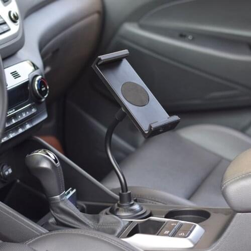 Universal Universal Gooseneck Adjustable Car Cup Holder Mount Cradle for iphone iPad Samsung Galaxy Xiaomi Huawei 5.5"-11" or