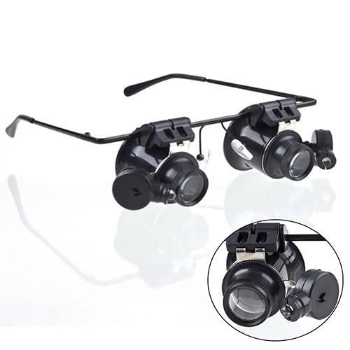 20x Magnifier Magnifying Glasses Loupe Lens Loupe Jeweler Watch Repair LED Light