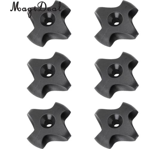 High Quality 6 Pieces Durable Min Nylon Deck Line Guide Outfitting for Water Sports Marine Boat Canoe Kayak Dinghy Yacht Access
